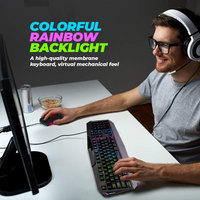 Backlit Gaming Keyboard and Mouse Combo Meetion C510 USB