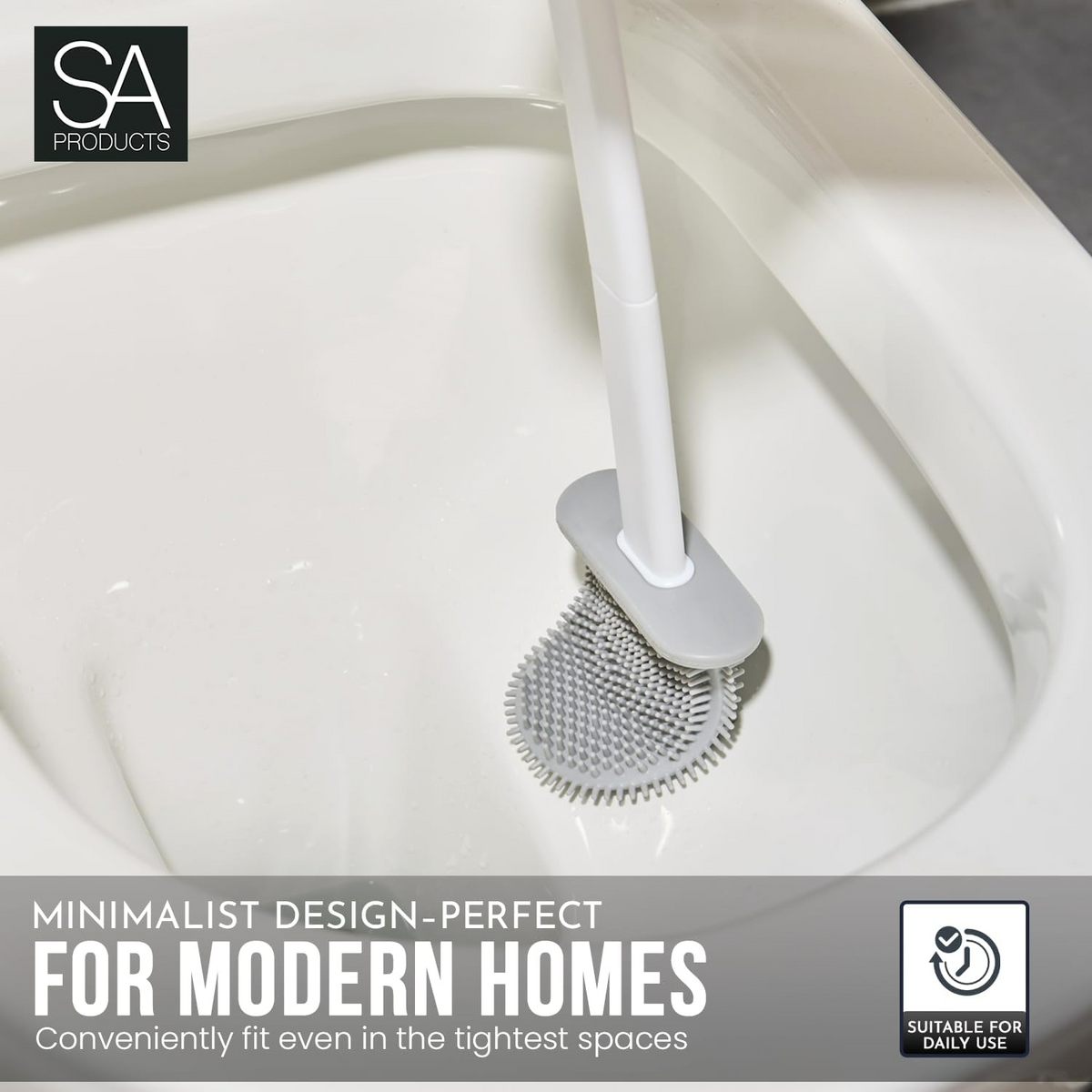 Silicone Toilet Brush Set