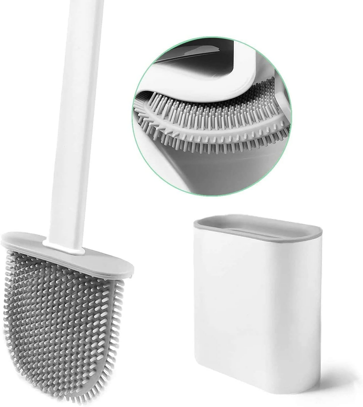Silicone Toilet Brush Set
