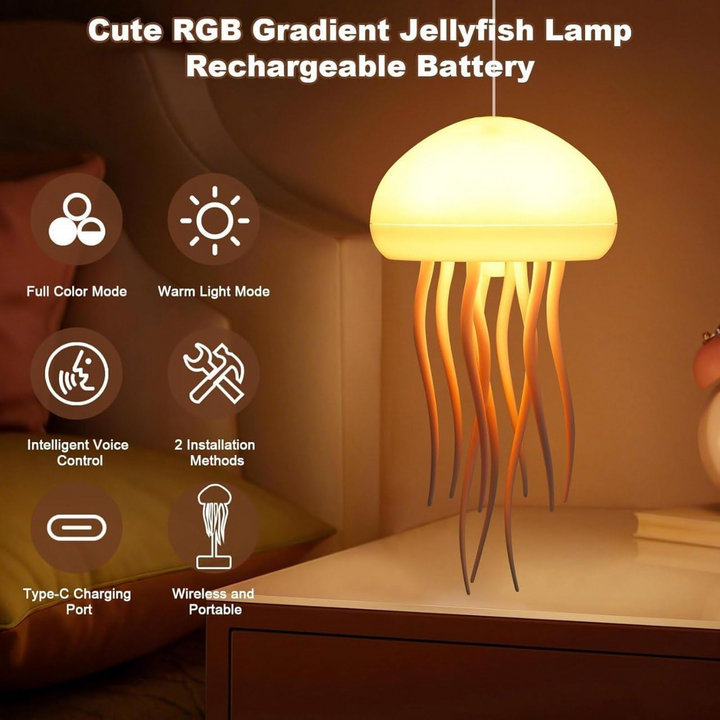 Aurora Jellyfish Mood Light Lamp