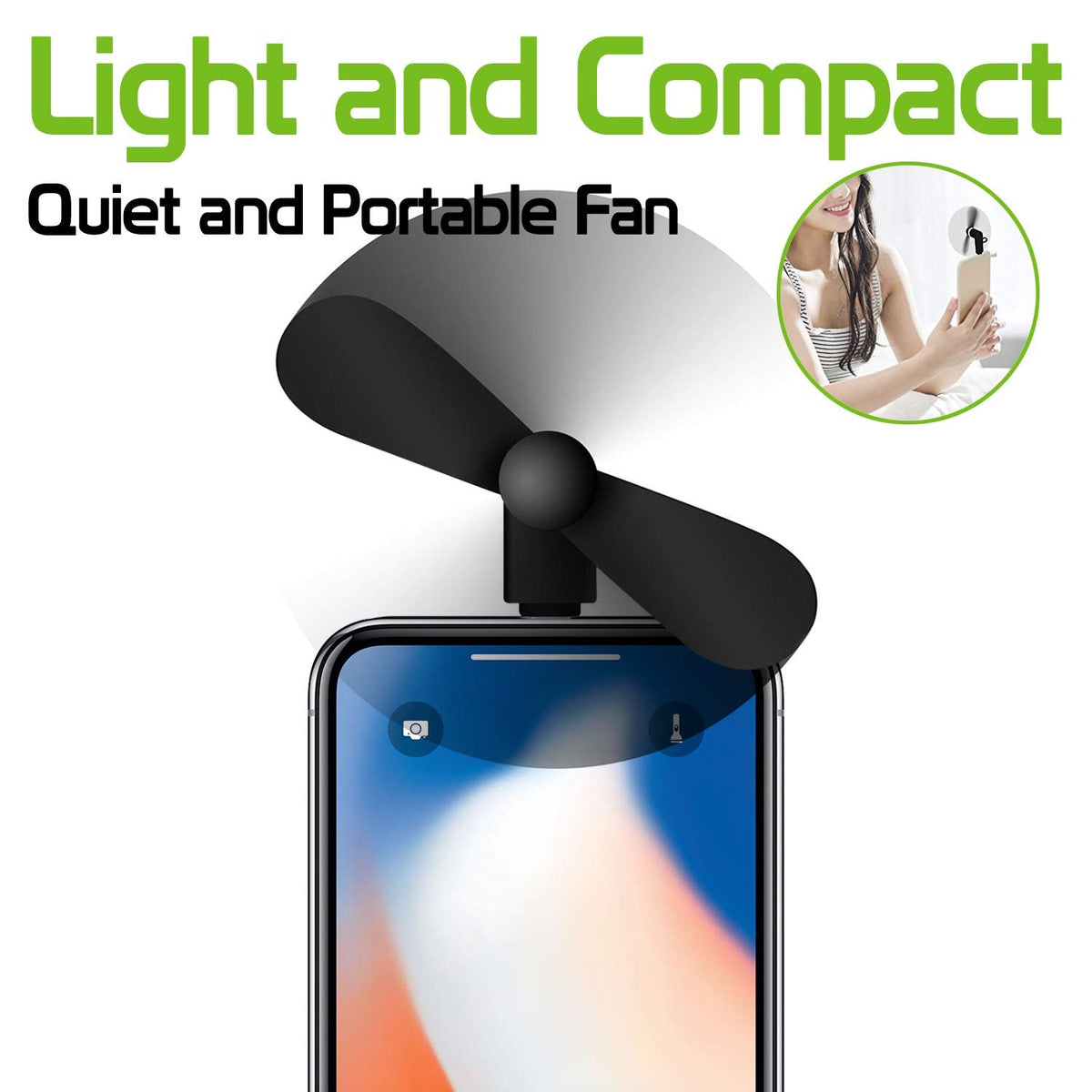 Portable Mini Phone Fan