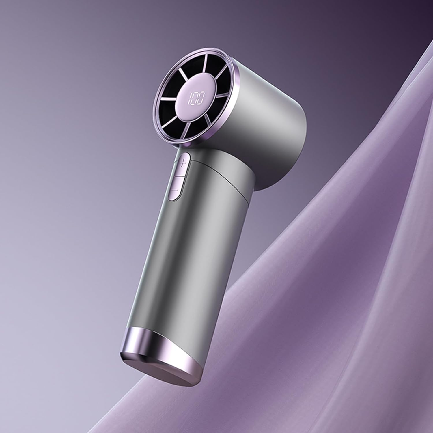 Portable Handheld Fan, Turbo Mini Fan with LED Display