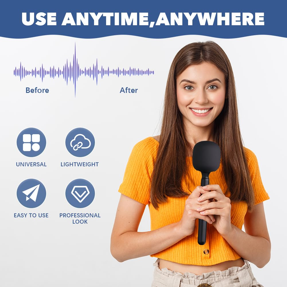 Universal Wireless Microphone Interview Handle
