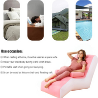 Lazy Inflatable Sofa, S-shaped Sofa