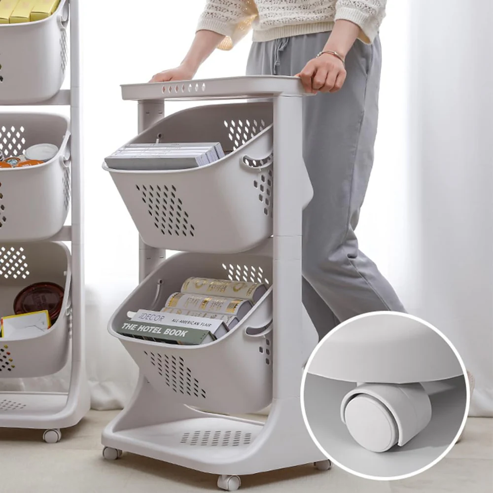 Stackable Storage Baskets 2 Layer