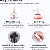 Makeup Brush Cleanser: Cleans All Brush Types & Sizes