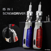 15 in 1 Magnetic Ratchet Screwdriver Set
