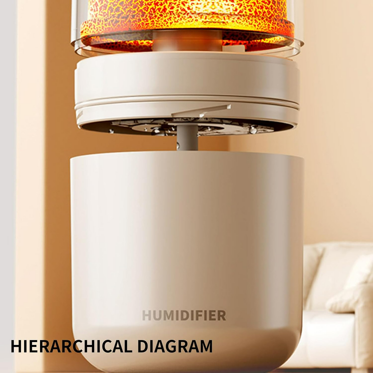 Mini Volcano Cool Mist Humidifier