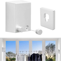 Retractable Clothesline - Clothes Drying Rope Adjustable