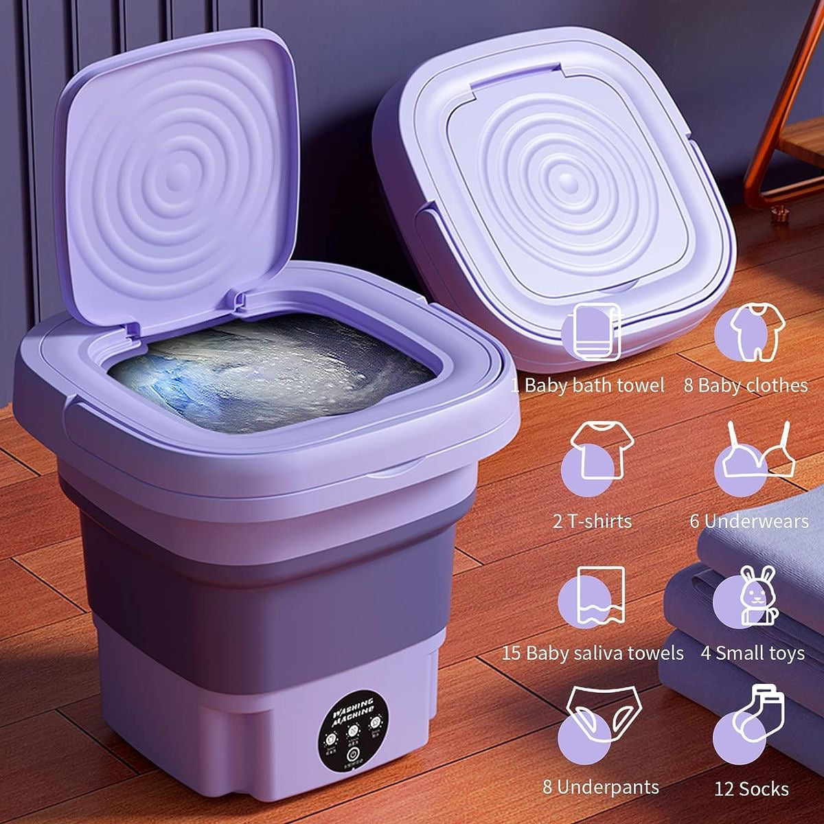 Folding Portable Washing Machine