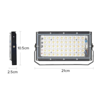 50W LED Flood Light with 120° Adjustable Angle, Waterproof White Light