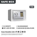 Solid Steel Electronic Digital Money Safe Box With Double Locking Steel Bolts
