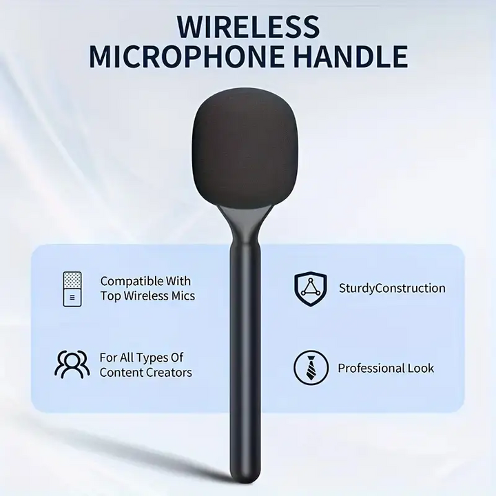 Universal Microphone Interview Handle