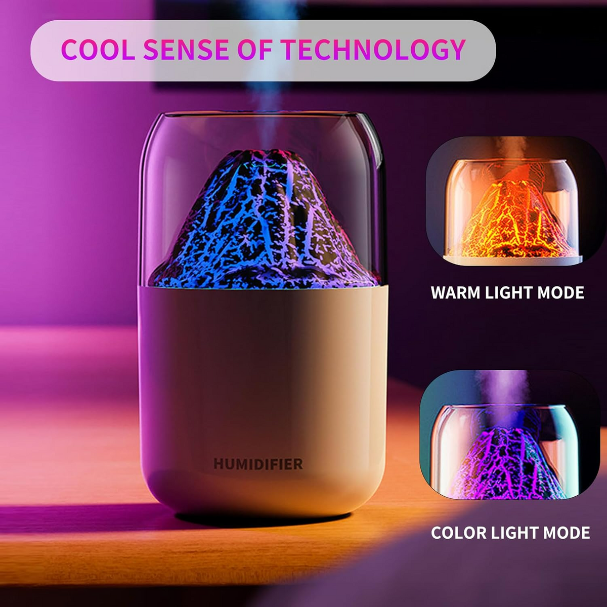 Mini Volcano Cool Mist Humidifier