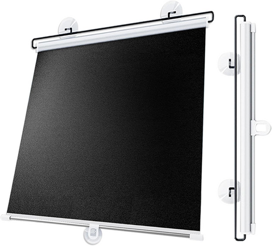 Retractable Sunshade Roller Shades,30-80cm Wide Roller Window Blinds Without Drilling