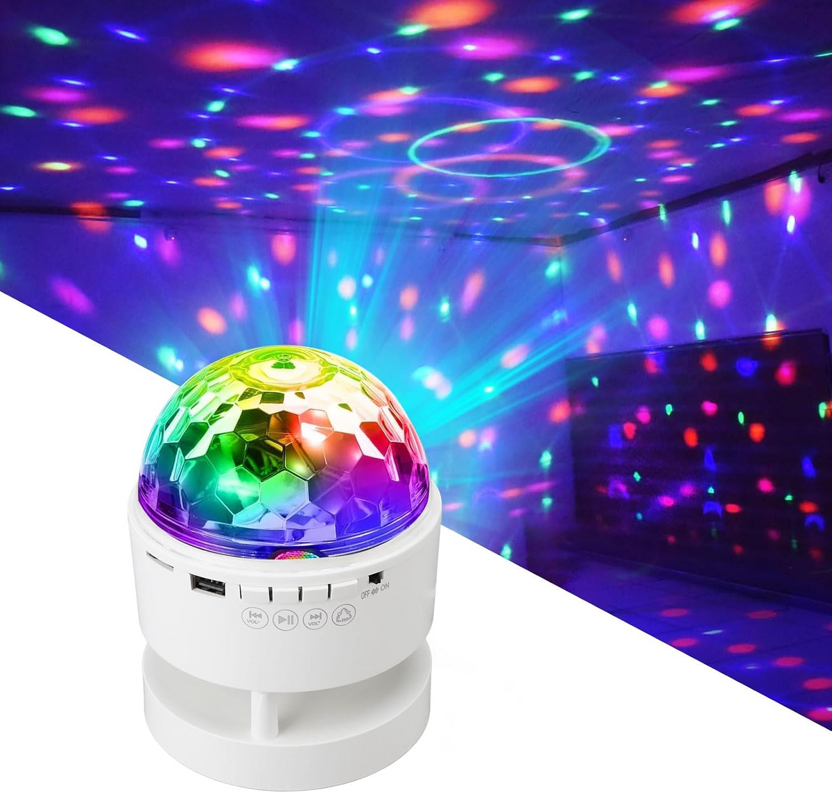 ZJD-1250 LED Disco Ball Speaker