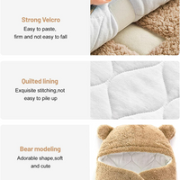 Baby Blanket with Hood – Cozy & Adjustable Swaddle for 0-6 Months