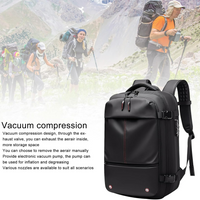 Vacuum Compression Travel Backpack with Pump – Space Saver Bag for Camping & Luggage