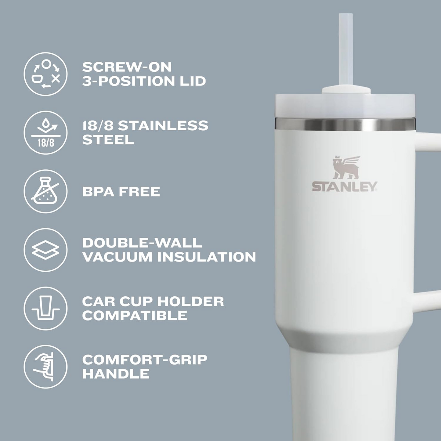 The Quencher H2.0 Flowstate™ Tumbler Stanley Cup