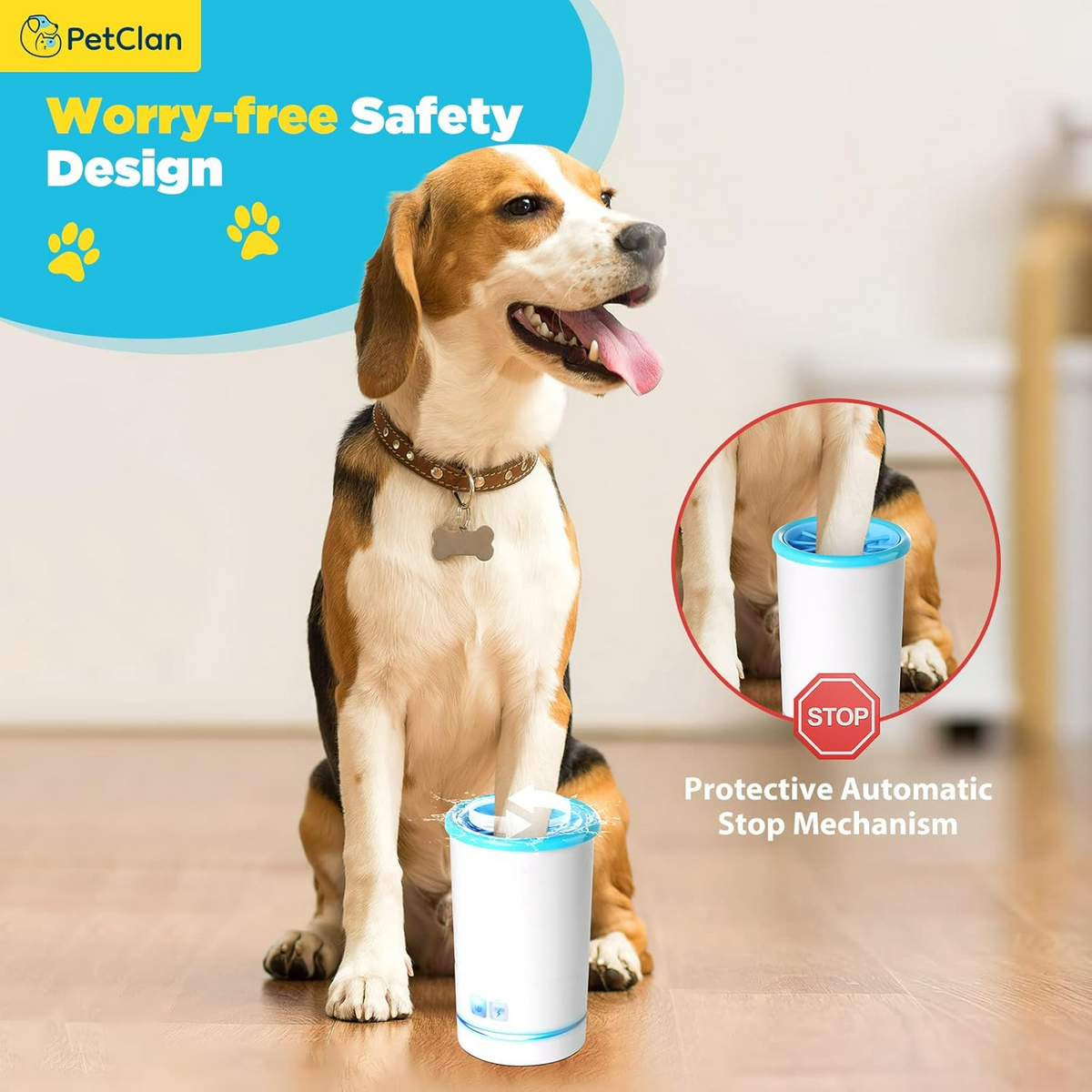 Rechargeable Dog Paw Cleaner