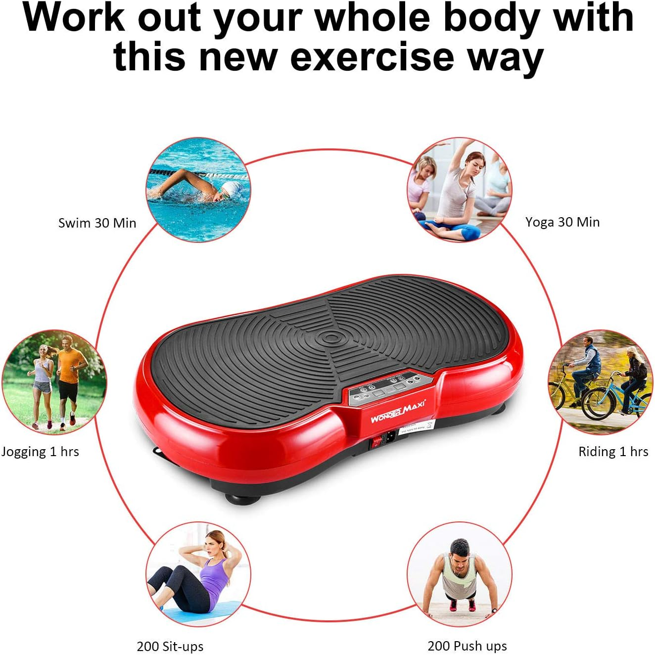 Whole Body Vibration Plate Machine