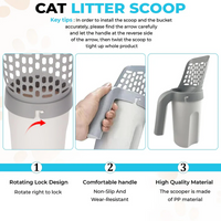 Cat Litter Scoop Kit