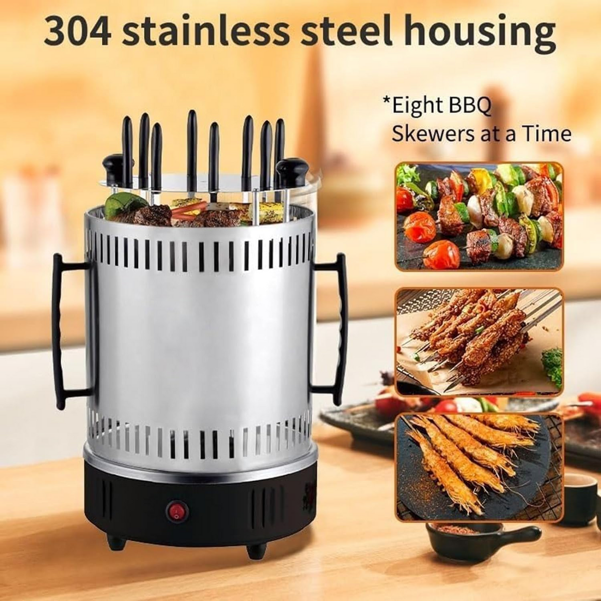 Electric Smokeless Skewer Grill