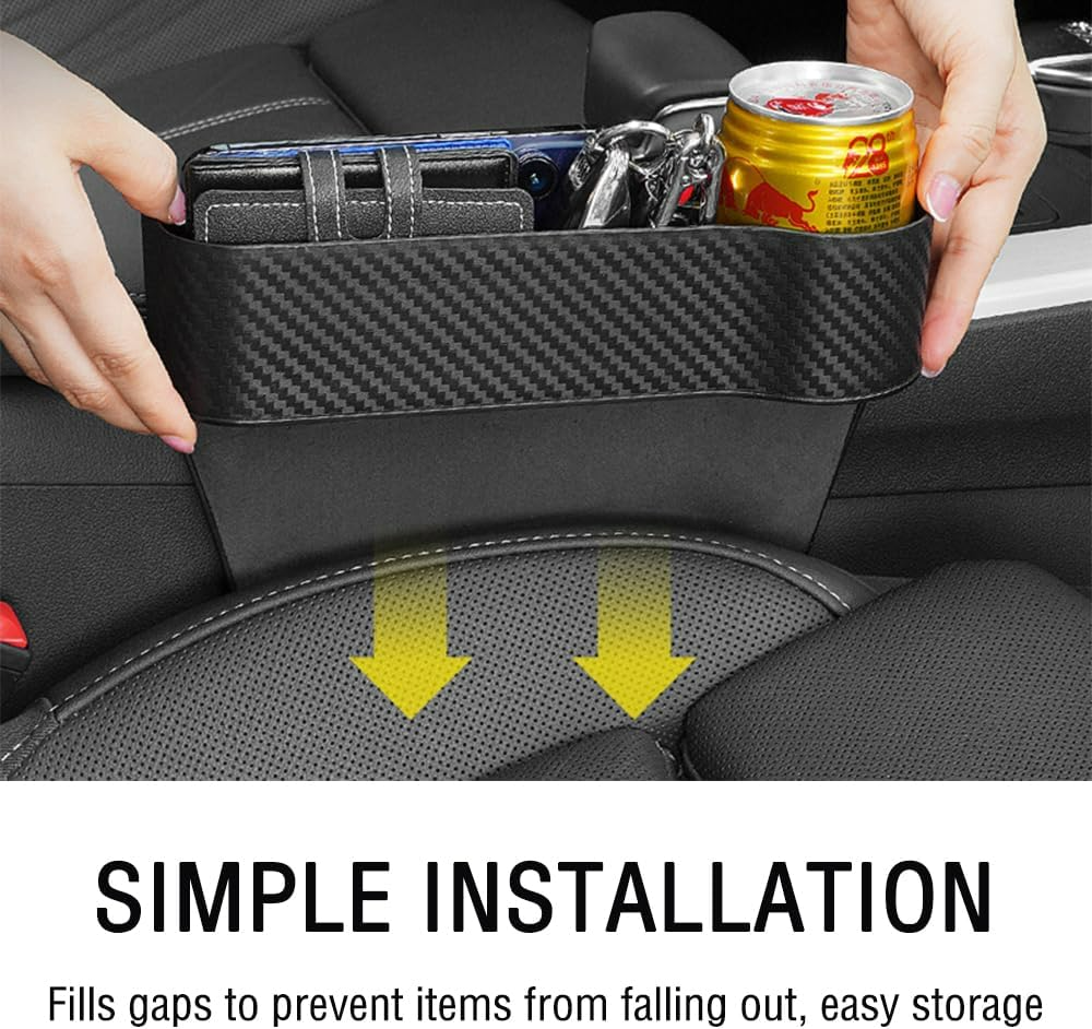 Carbon Fiber Car Seat Organizer