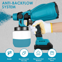 Cordless Paint Sprayer With 2 Battery