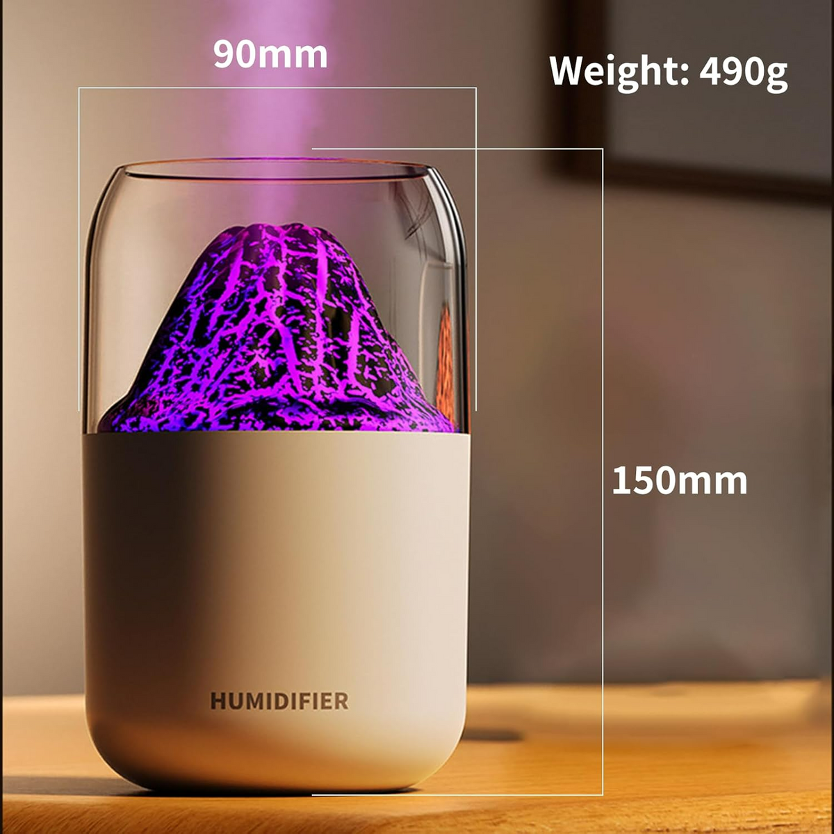 Mini Volcano Cool Mist Humidifier