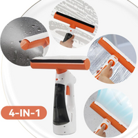 3 in 1 Rechargeable Cordless Window Vacuum Cleaner with Window Puller