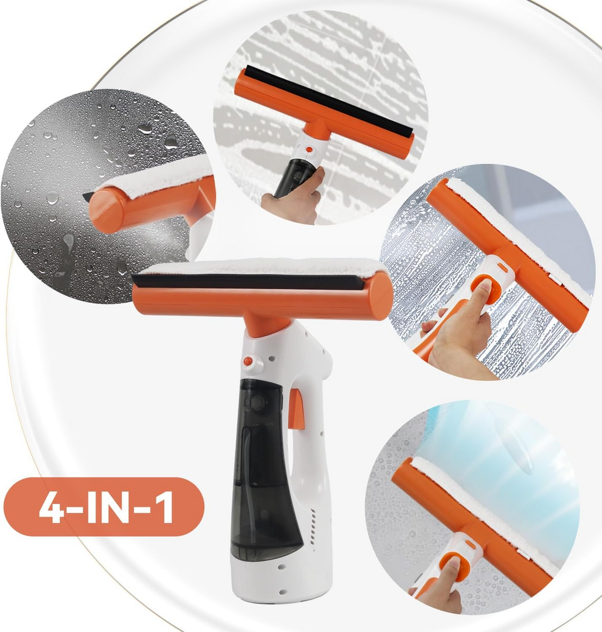 3-in-1 Cordless Window Vacuum Cleaner