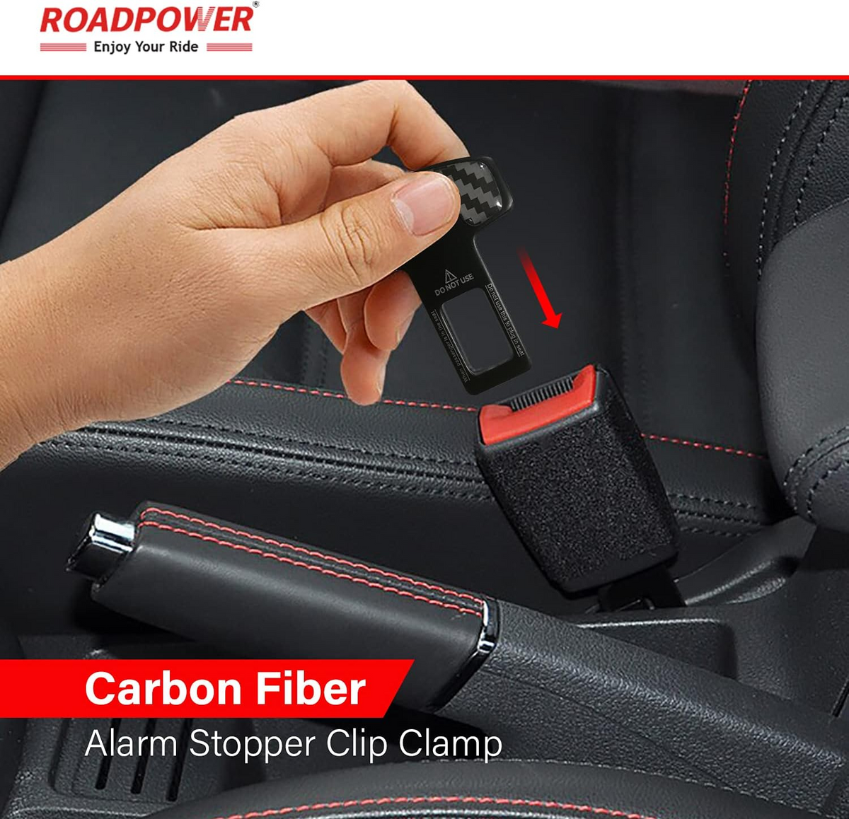 2-Piece Seat Belt Silencer Clips