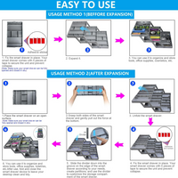 Expandable Multi Layer Storage Tray
