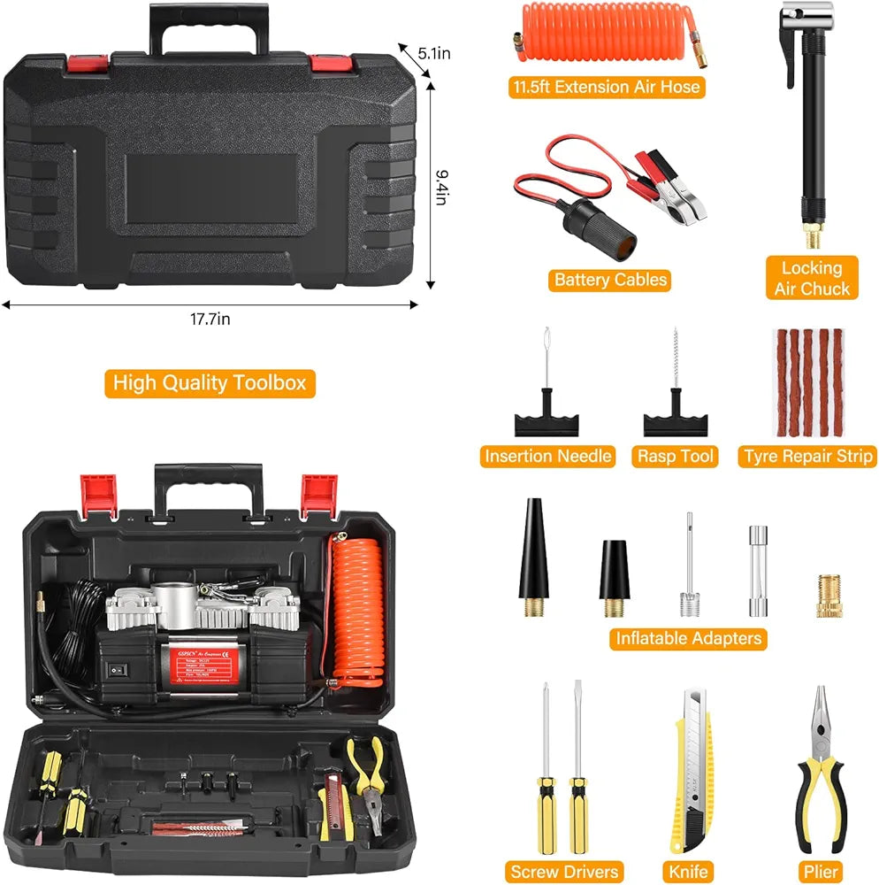 MK-718 Portable Tire Inflator