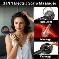 Laser Therapy Hair Growth Comb – Electric Scalp Massager & Hair Oil Applicator Waterproof