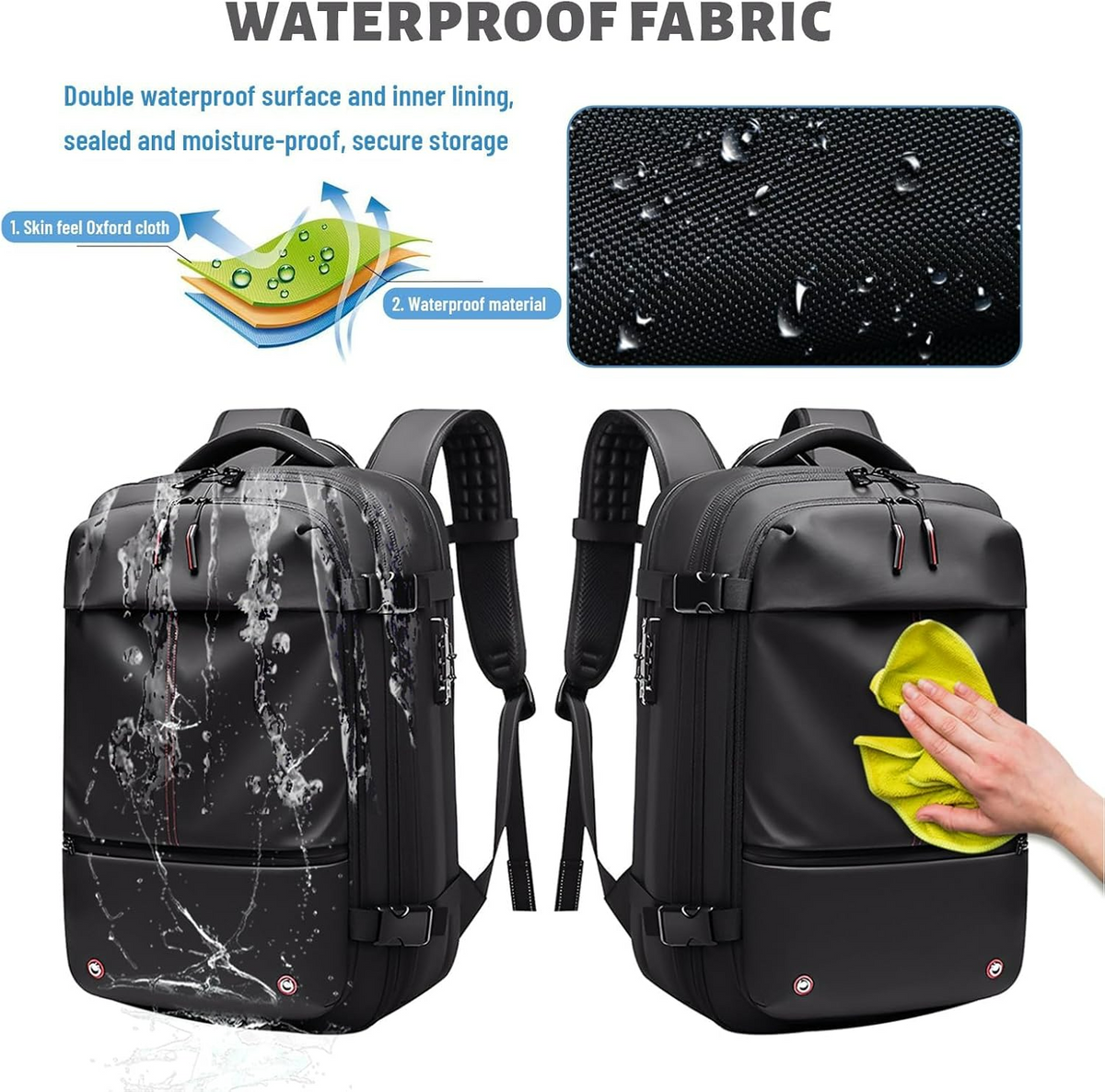 Vacuum Compression Travel Backpack