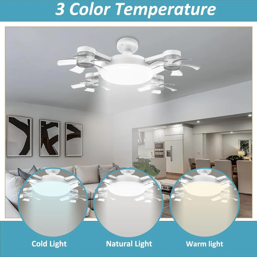 F4 LED Ceiling Fan with Remote