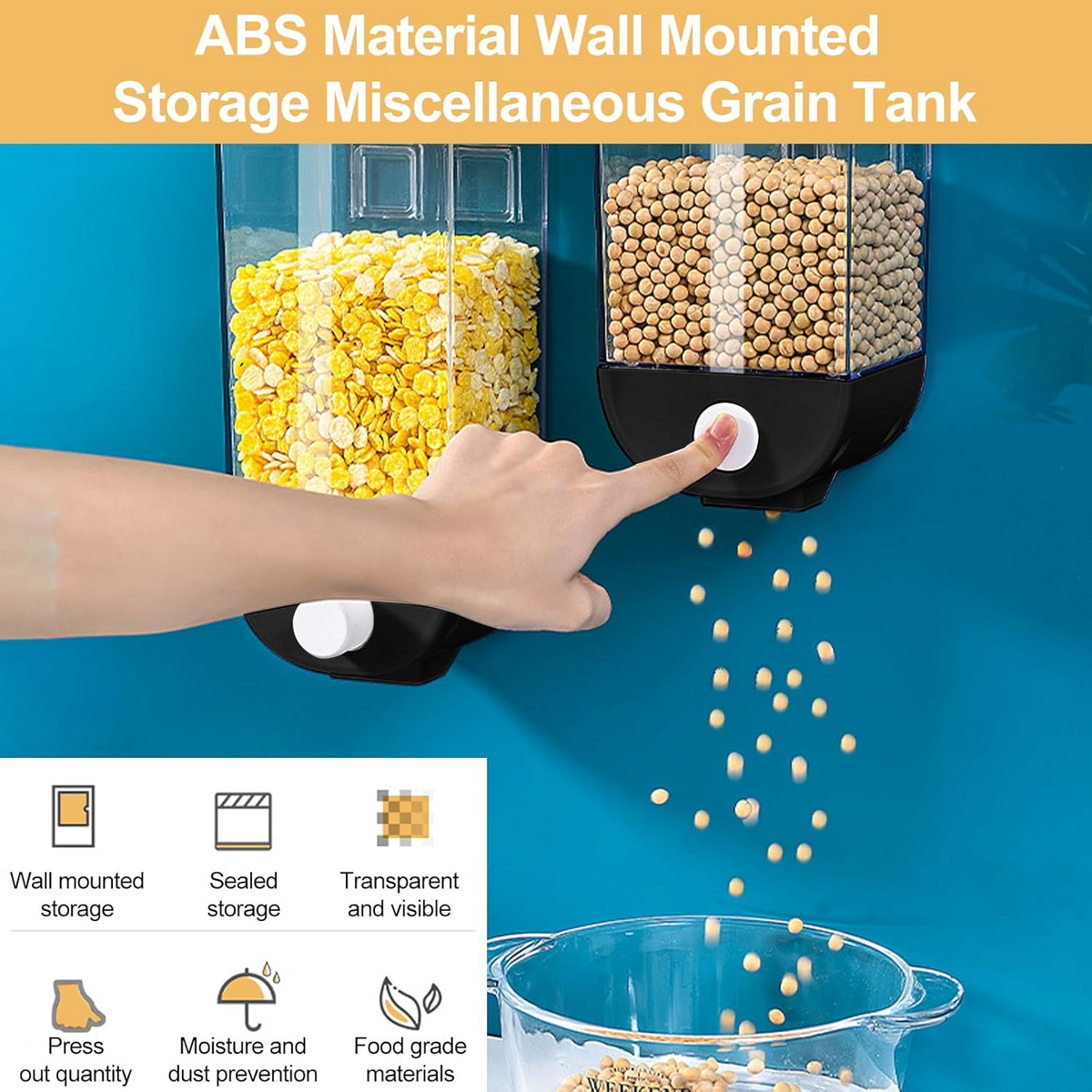 Wall-Mounted Cereal Dispenser
