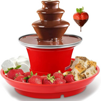 Chocolate Fountain Machine, Mini Fondue Set
