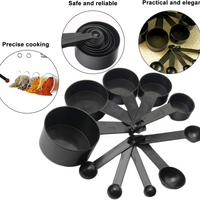 Measuring Cups, Measuring Spoons Set Durable for Home for Kitchens for Dessert Shops for Bakeries