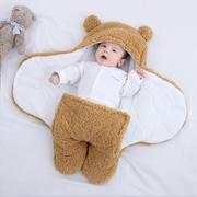 Hooded Baby Swaddle Blanket