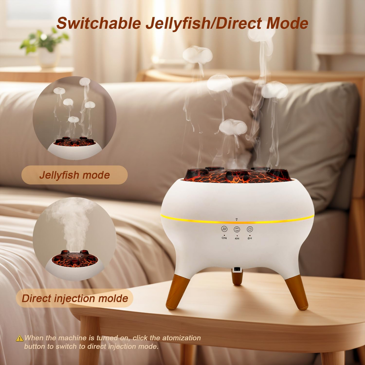 Jellyfish essential oil diffuser