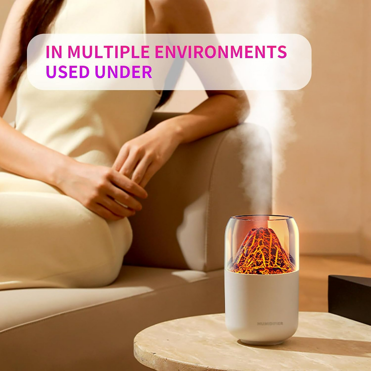 Mini Volcano Cool Mist Humidifier