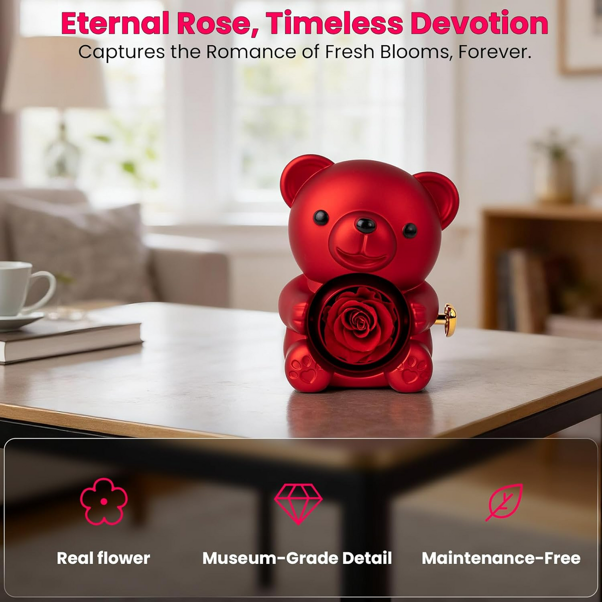 Eternal Rose Bear Box