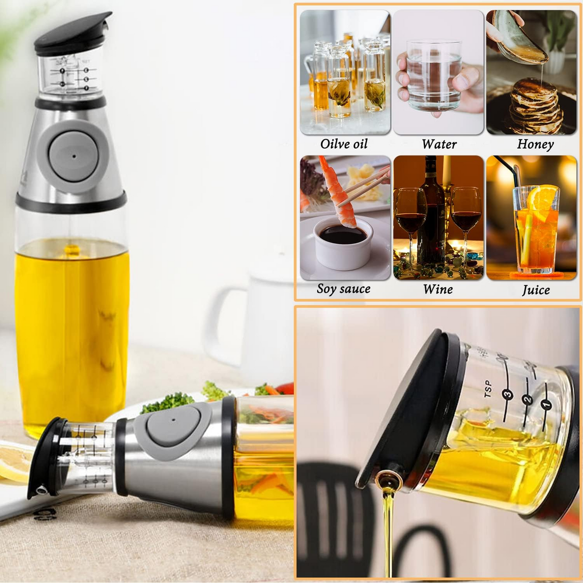 Measuring Oil Bottle