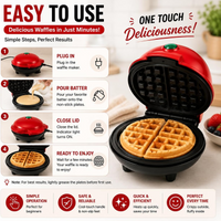Mini Non-Stick Waffle Maker