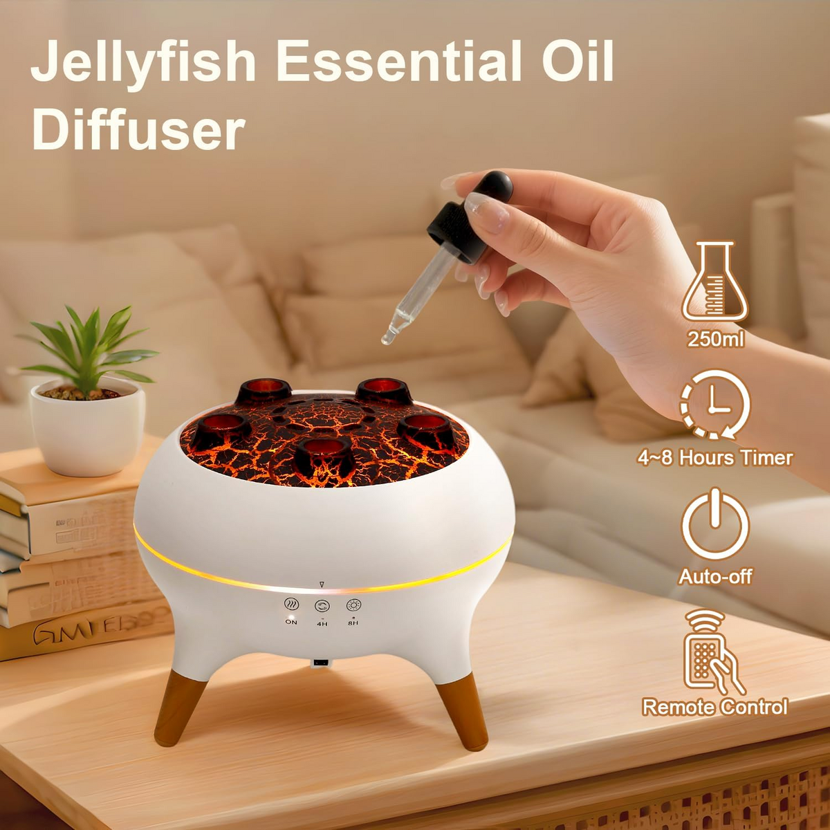 Jellyfish essential oil diffuser
