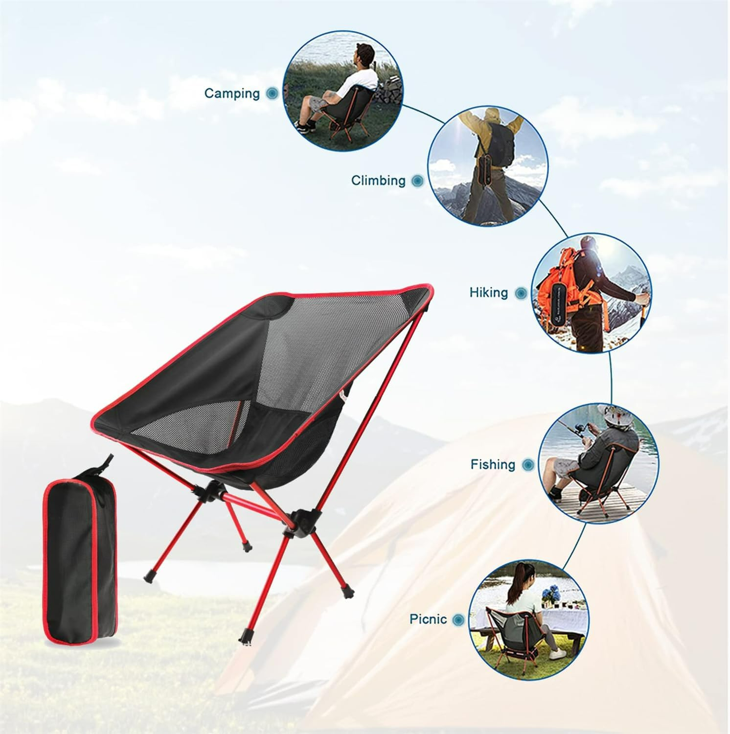 Folding Camping Chair – Portable Outdoor Seat