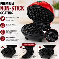 Mini Non-Stick Waffle Maker